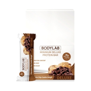 Bodylab Minimum Deluxe Protein Bar (12 x 65 g) - Chocolate Chip Cookie Dough