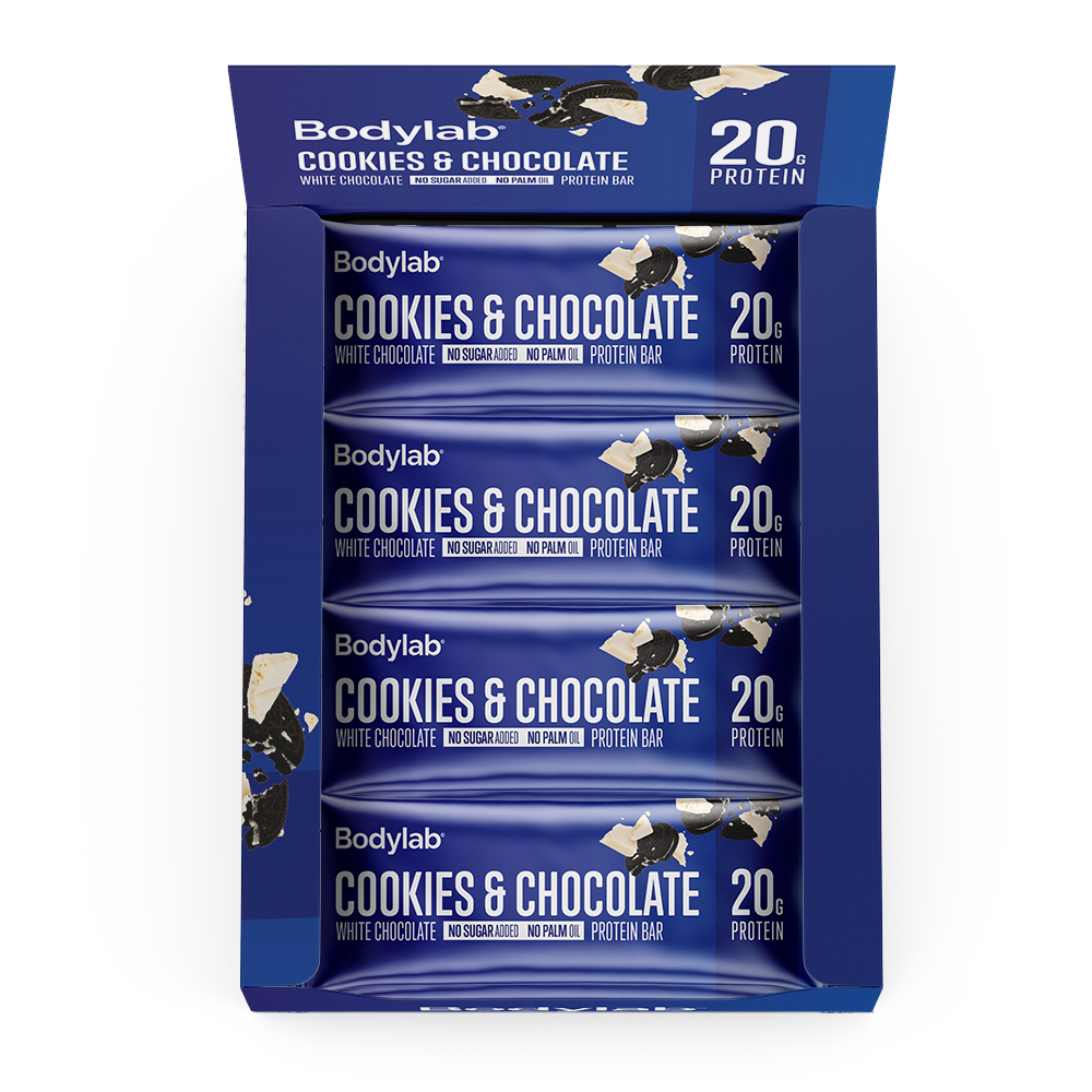 Bodylab Protein Bar (12 x 55 g) - Cookies & White Chocolate