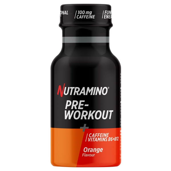 Nutramino +Pro Pre Workout Shot Orange 60ml - 12 stk